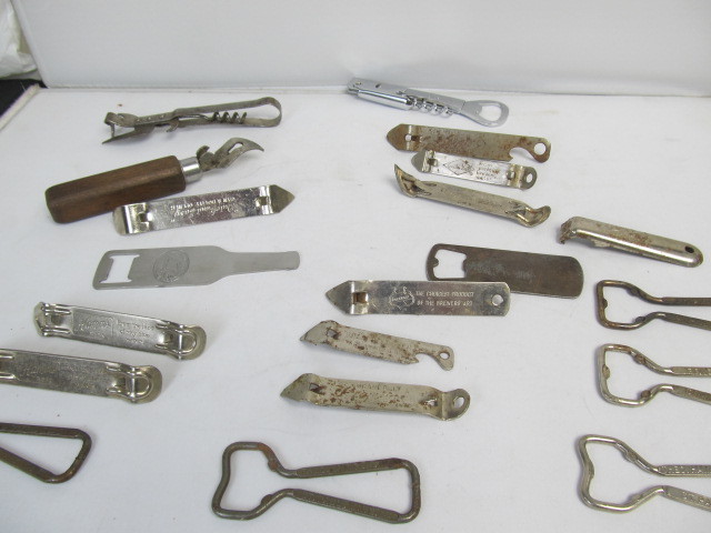 lot 109 image: Lot of Assorted Vintage Advertising Beer Bottle Openers