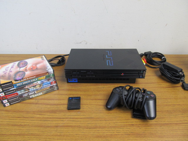 lot 113 image: Working Playstation 2 Video Game System wGames
