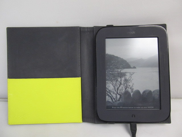 lot 126 image: Working NOOK Book Reader Tablet wCharger & Case