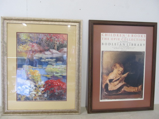 lot 150 image: Large Framed Print & Poster