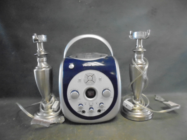 Portable Karaoke System and Lamps