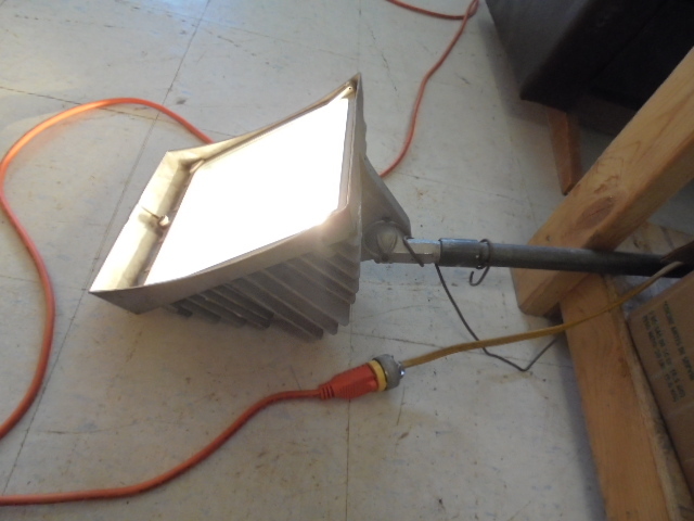 Halogen Light and Extension Cords