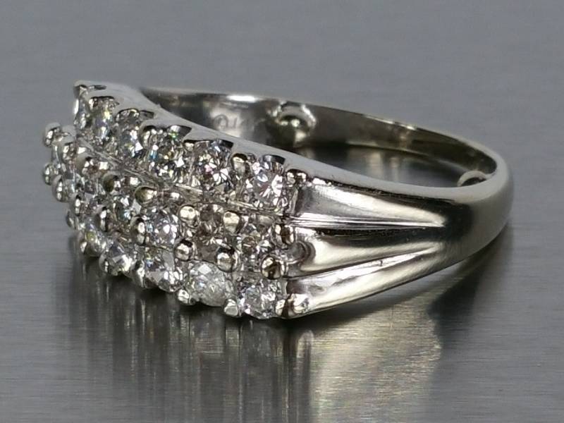 1 Carat Diamond Ring in 14k White Gold