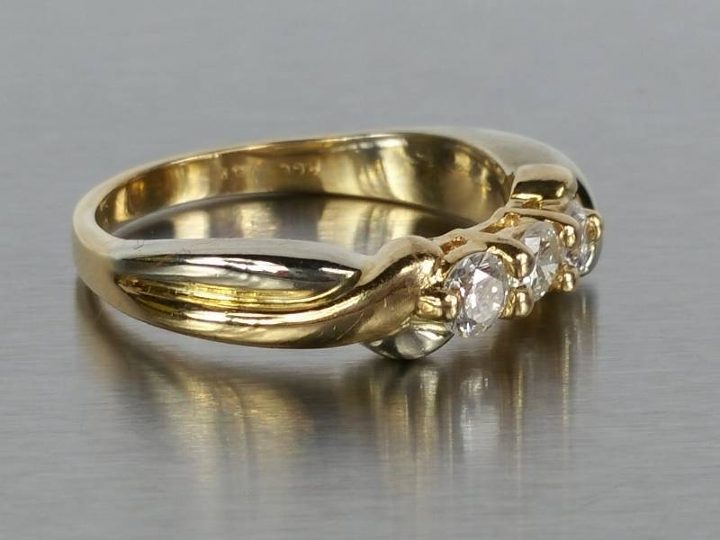 12 Carat Diamond Ring in 14k Yellow Gold
