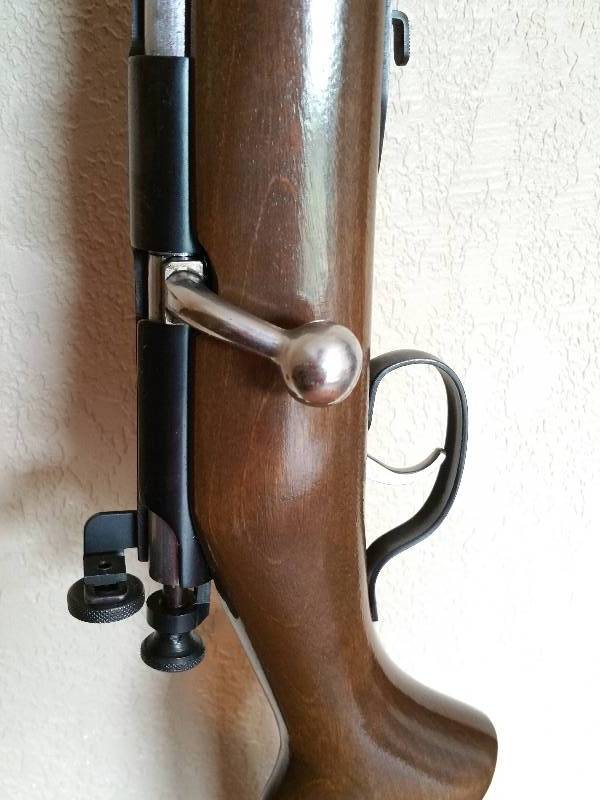 Vintage Stevens Model 56 .22 Buckhorn Rifle w Remington Clip