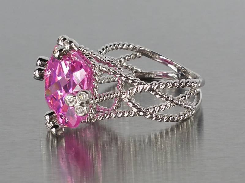 12ct Pink Sapphire Ring