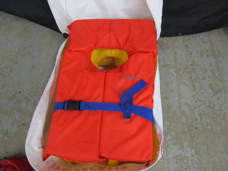 lot 58 image: Life Jackets 3 in the bag