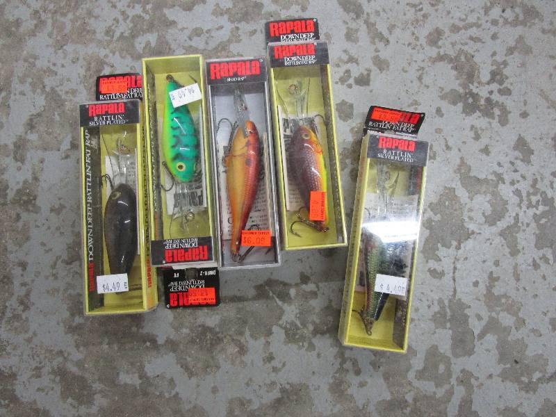 lot 145 image: 5 Unopened Rapalas