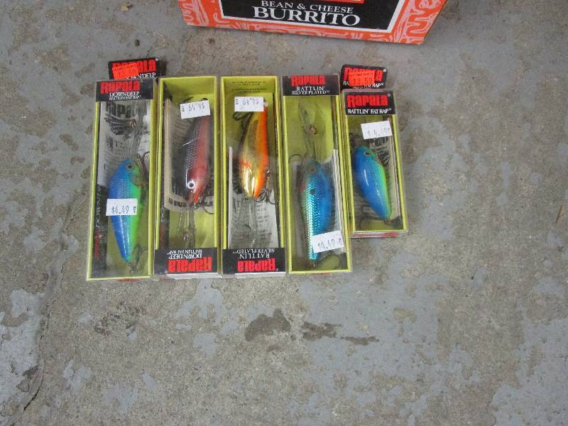 lot 159 image: 5 Unopened Rapalas