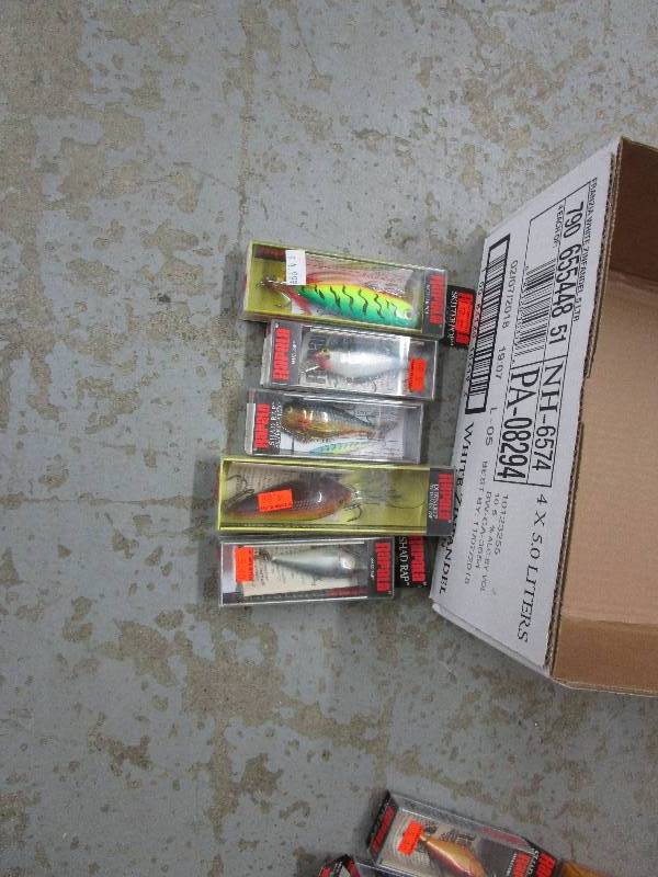 lot 163 image: 5 Unopened Rapalas