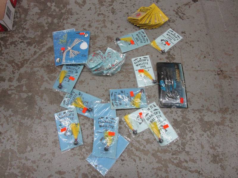 lot 165 image: 12 jigs, 24 Spinners, Bait and More