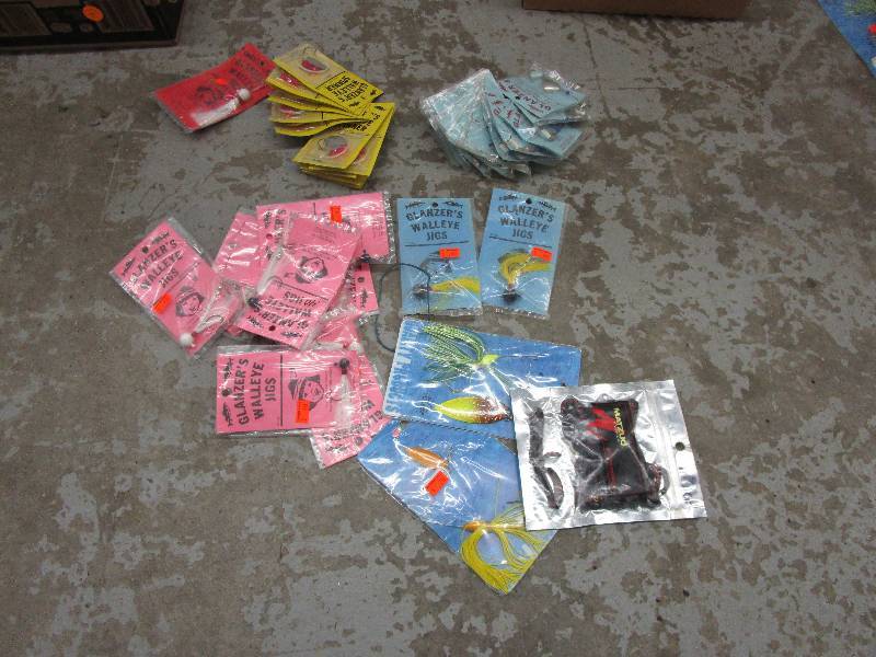 lot 166 image: 12 jigs, 24 Spinners, Bait and More
