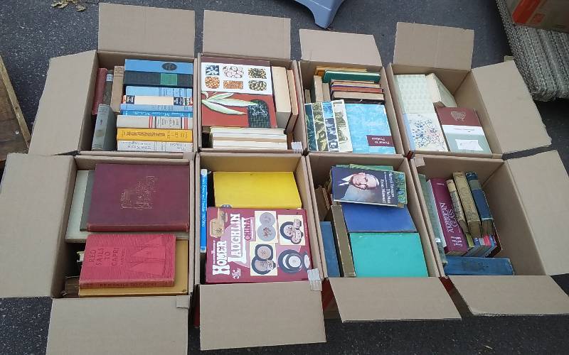 9-Boxes Of Assorted Books