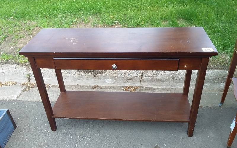 1-Drawer Console Table 48x16x31 (Damage On Top)