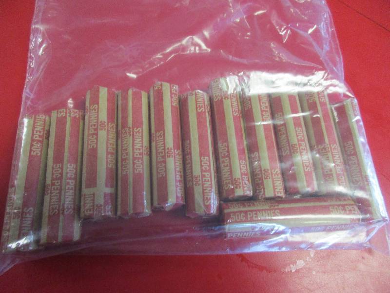 12 Rolls of Wheatback Pennies