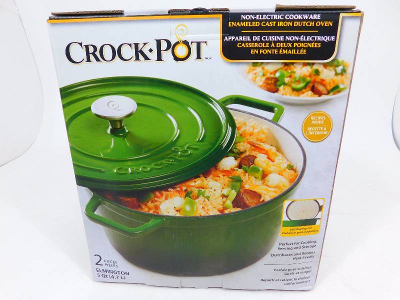 Non Electric Cast Iron Dutch Oven Cookware Crock Pot Consignment Auction 116 K BID