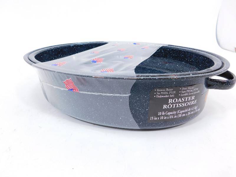 lot 25 image: Graniteware 10 lb Capacity Roaster