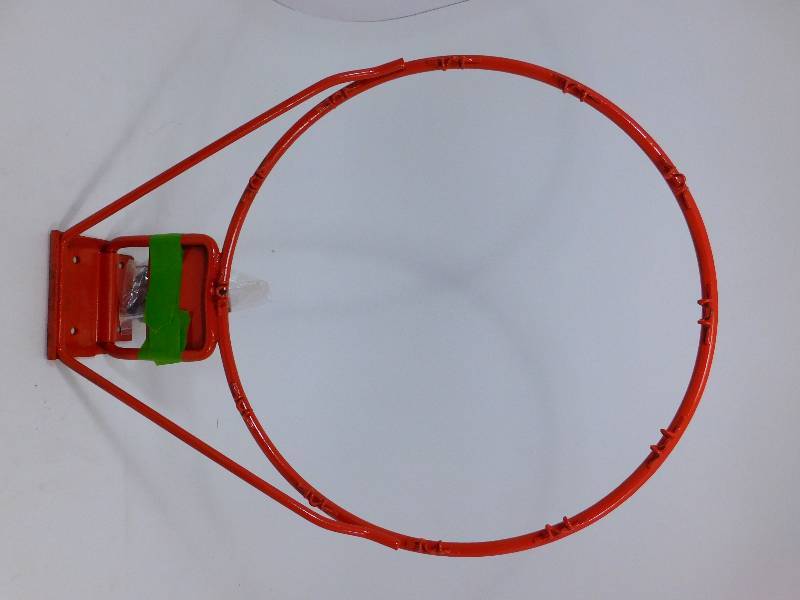 lot 41 image: Orange Metal Basketball Hoop