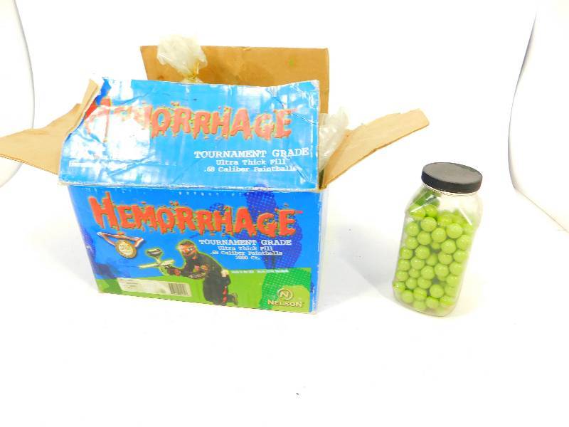 lot 110 image: Neon Green Paint Balls