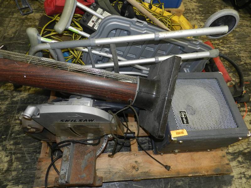 lot 570 image: PALLET OF MISC TOOLS AND MORE