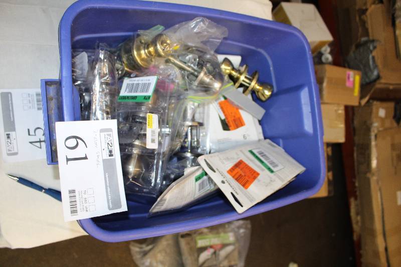 lot 61 image: Door Hardware - Knob sets, Patio Pull, And More