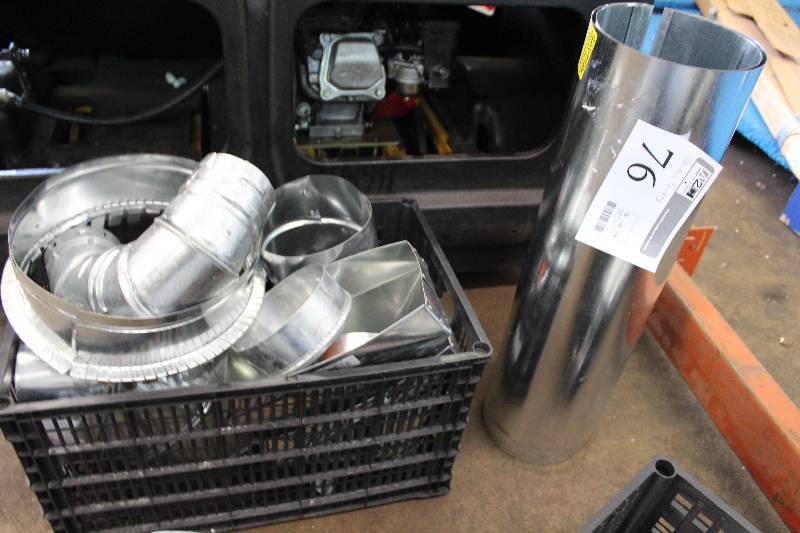 lot 76 image: Heating & Cooling Aluminum Ducting
