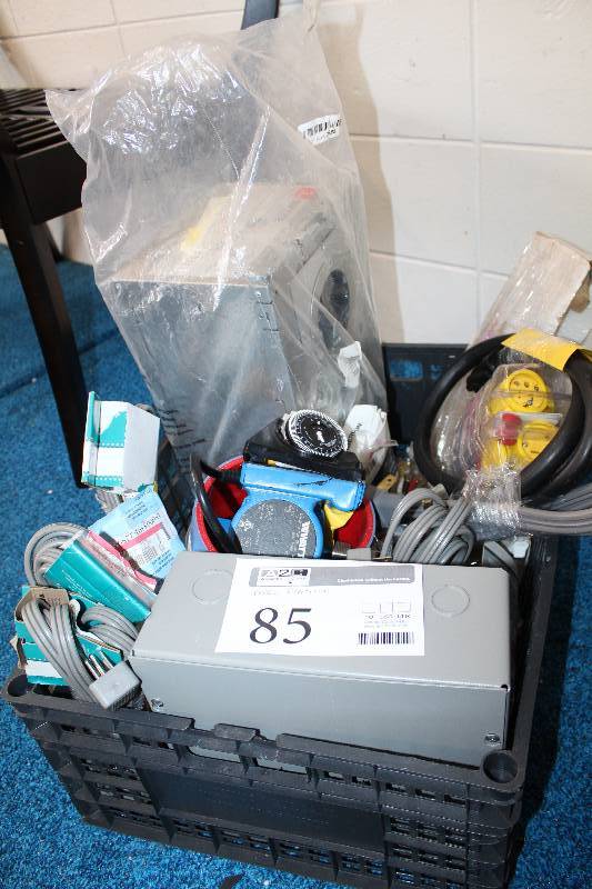 lot 85 image: 6ft. 13A Dishwasher Power Cord, Watts 500800 Circulation Pump, Electrical Supplies, Beckett Electronic Igniter, And More