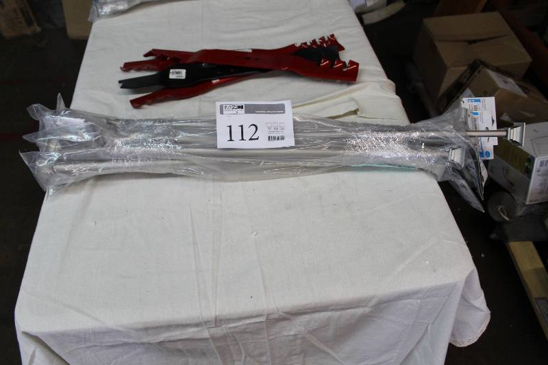 lot 112 image: Lot of (7) Room Essentials Decorative Caf Rod