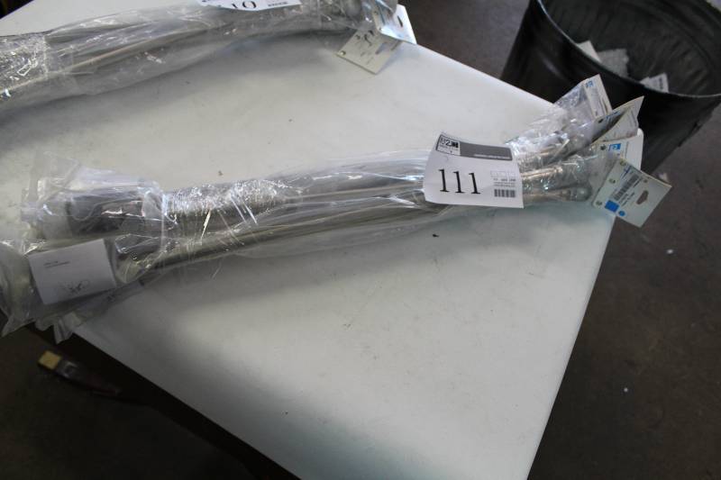 lot 111 image: Lot of (7) Room Essentials Decorative Caf Rod