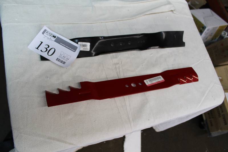 lot 130 image: Lot of (2) Lawn Mower Blades