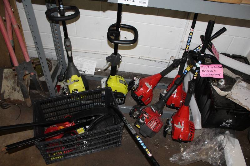 lot 131 image: Weed Whips For Parts