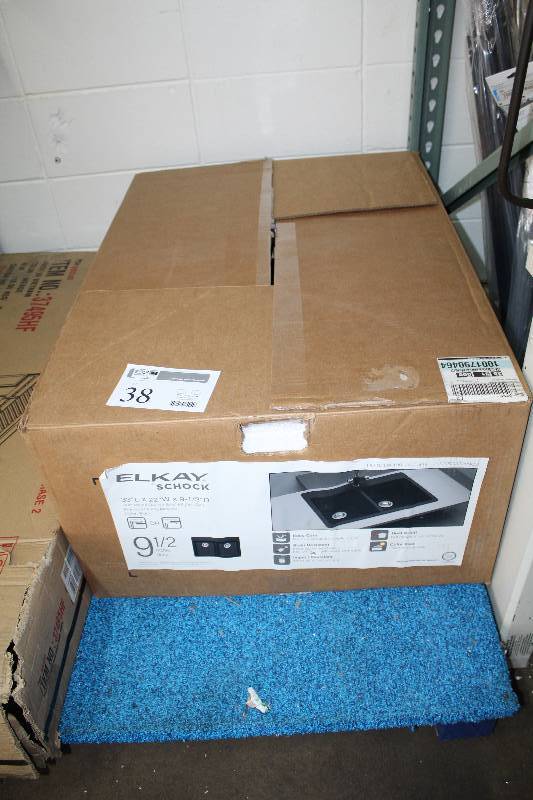 lot 38 image: Schock Elkay Dual Mount Double Bowl Premium Quartz Kitchen Sink