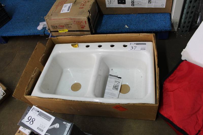 lot 37 image: 2-Basin Kitchen Sink