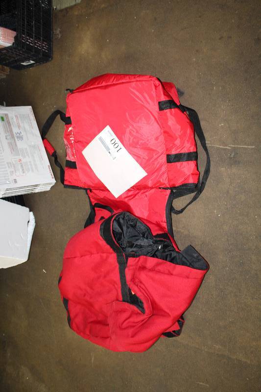 lot 100 image: Lot of (2) Thermal Food Delivery Warming Bags