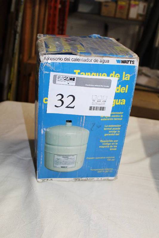 lot 32 image: Water Heater Expansion Tank