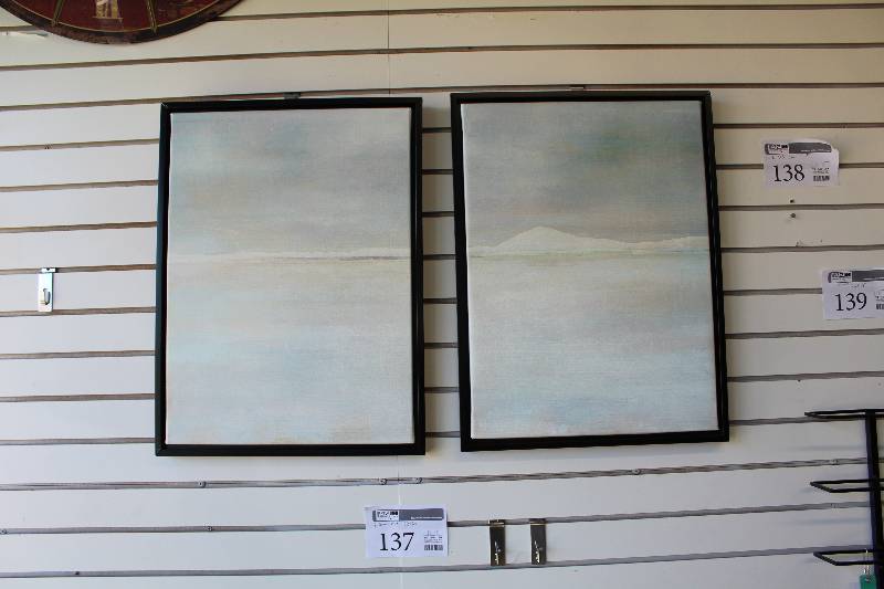 lot 137 image: Lot of (2) Framed Wall Art
