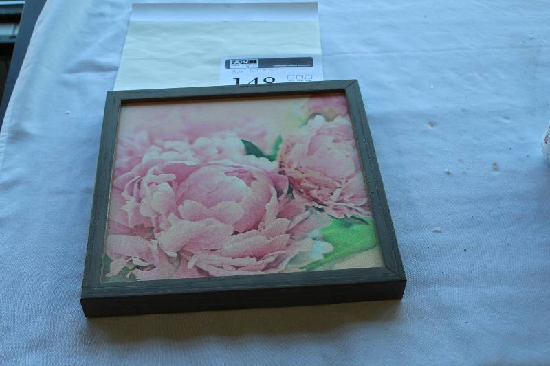 lot 148 image: Flower Framed Wall Art