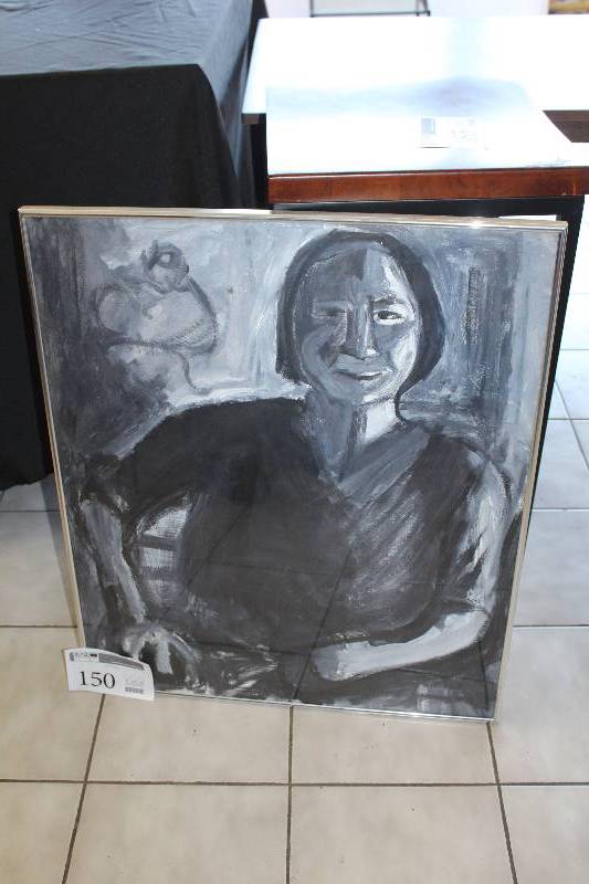 lot 150 image: Portrait Framed Wall Art