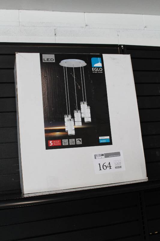 lot 164 image: Eglo 5-Pendant Hanging Lamp