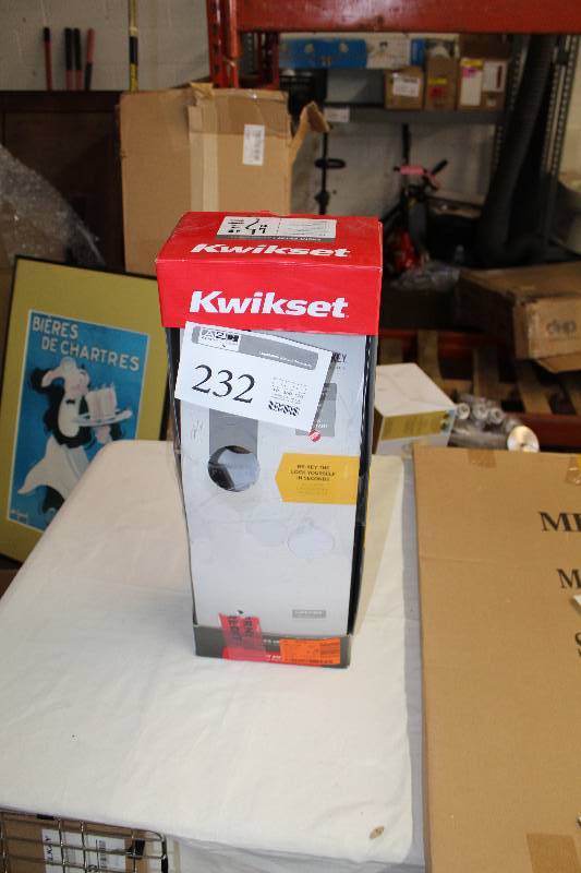 lot 232 image: Kwikset Front Entry Door Set