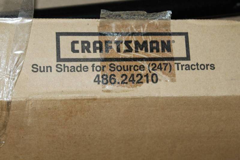 lot 230 image: Craftsman Sun Shade For Source Tractors