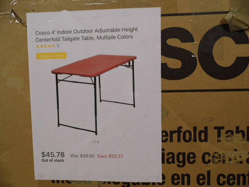 lot 35 image: Cosco 4 Table