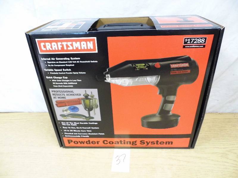lot 37 image: Craftsman Powder Coating System