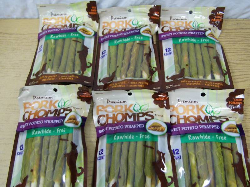 lot 73 image: 6 Packs of Pork Chomps