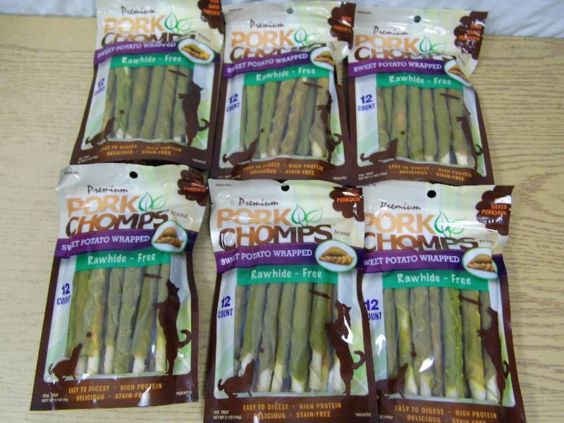 lot 75 image: 6 Packs of Pork Chomps