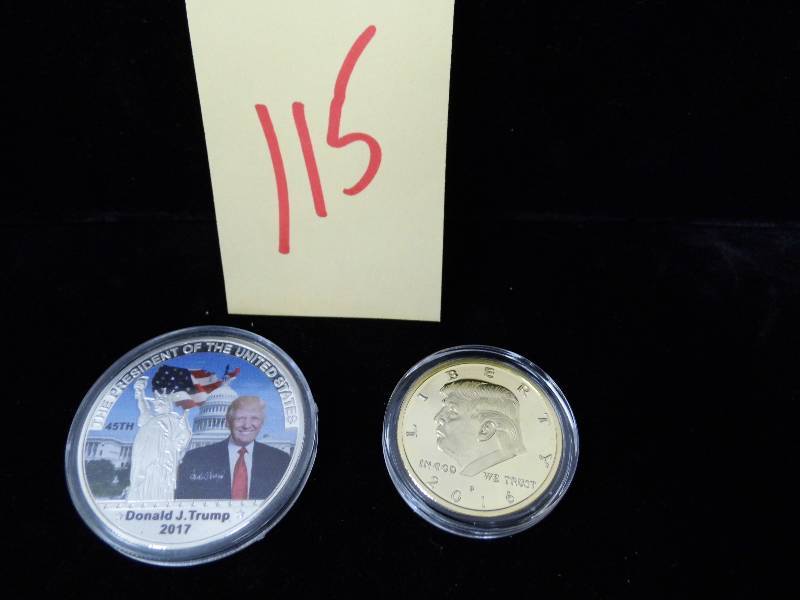 lot 115 image: Trump Coins