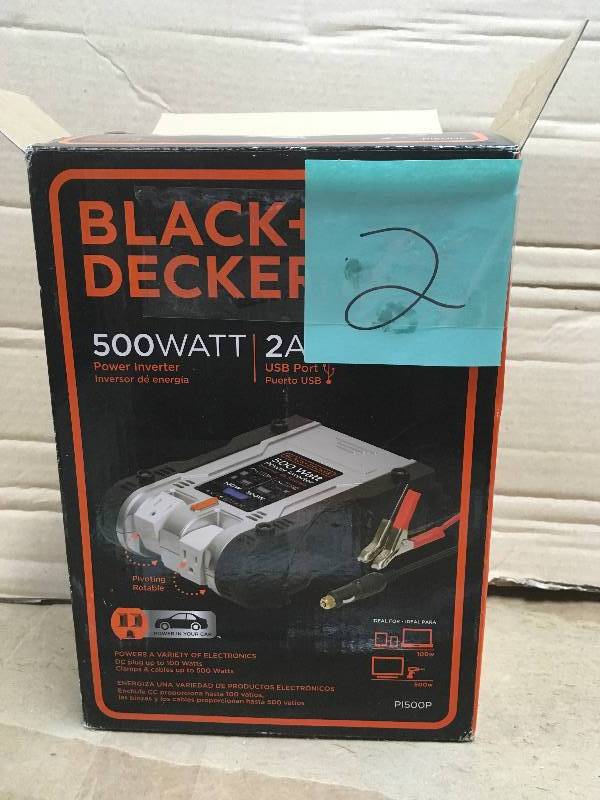 Black & Decker 500-Watt Power Inverter not used