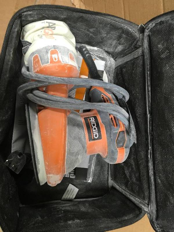 RIDGID 5 in. Random Orbital Sander with AIRGUARD Technology USED in working conditions