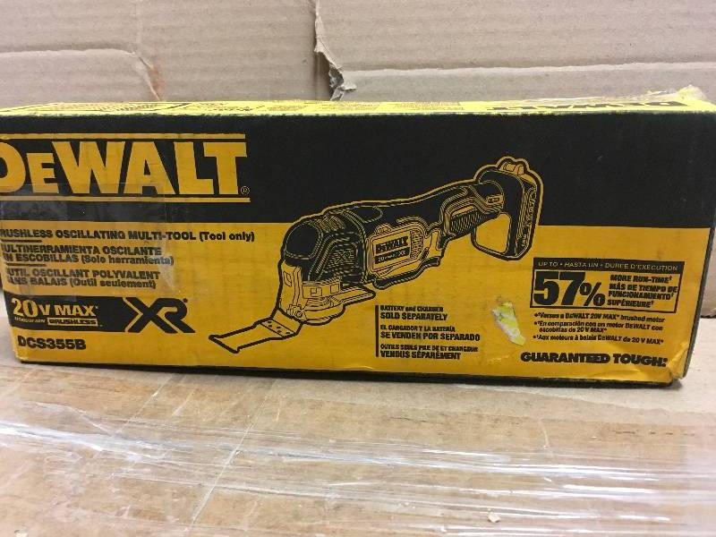 DEWALT 20-Volt Max Lithium-Ion Cordless Oscillating Multi-Tool (Tool-Only) not used