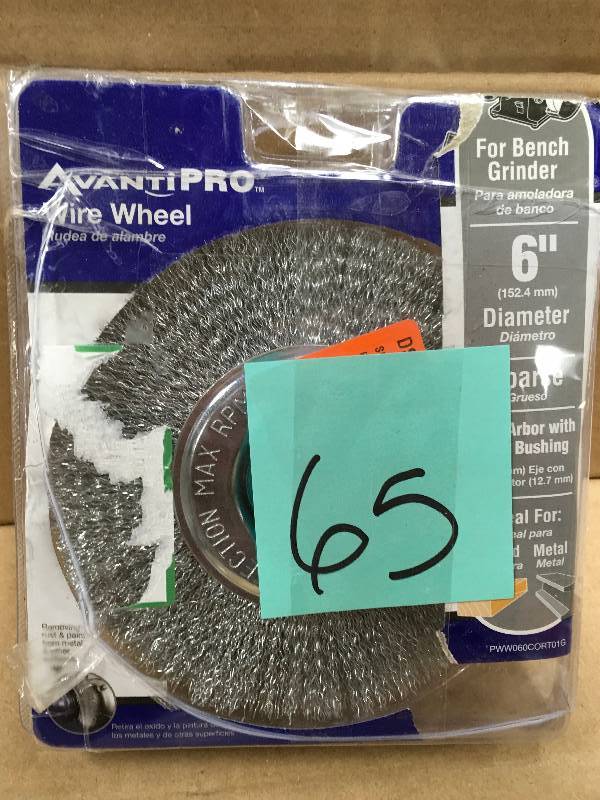 AVANTIPRO 6 in. Bench Wire Wheel Coarse